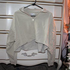 Tan Fitz and Eddie Cropped Pullover